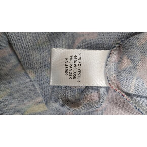 Westbound Women's Multi Color Pastel Confetti Short Sleeve Blouse Size 3X (60) - Picture 9 of 12